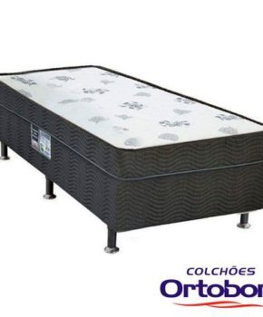 Cama Ortobom Box Conjugado Union Spring Dream Molas Nanolastic Solteiro (188cm x 88cm x 56cm)