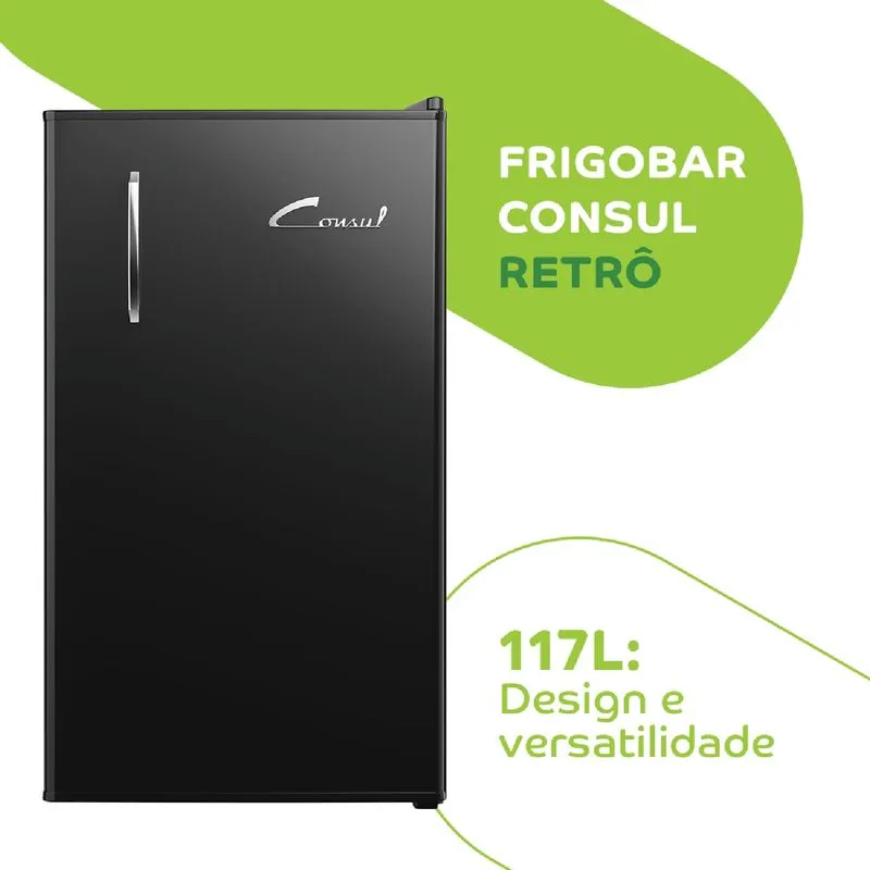 Frigobar 117 Litros Consul CRA12AE Preto 127V -05