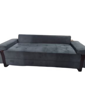 Sofá 3 Lugares Cinza Escuro – MDE